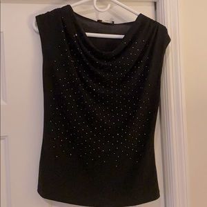 Black shirt with bling size small